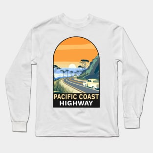 Pacific Coast Highway Decal Long Sleeve T-Shirt